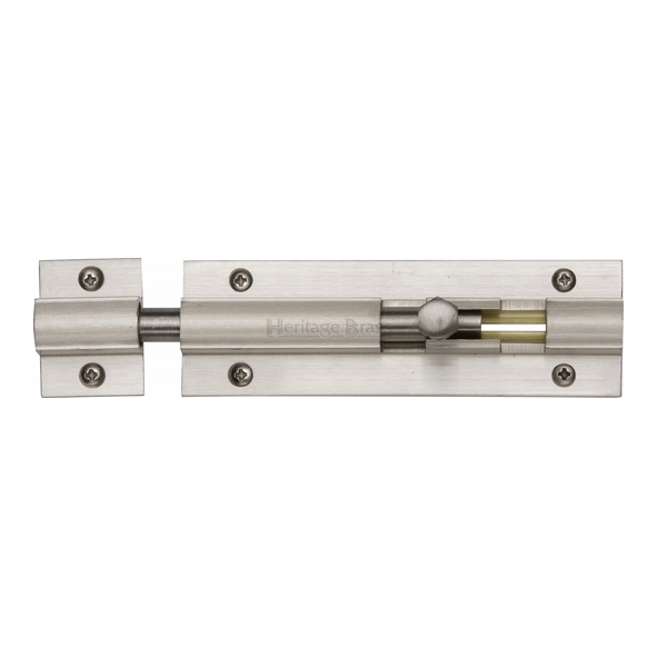 C1582 4-SN • 102 x 032mm • Satin Nickel • Heritage Brass Straight Barrel Bolt